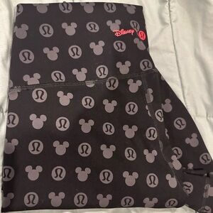 Lululemon x Disney Black and Gray Mickey Align Leggings